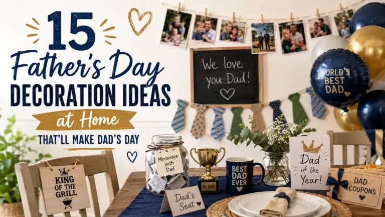 Father's Day Decoration Ideas at Home