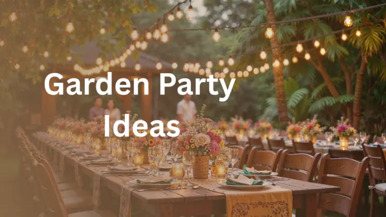 garden party ideas