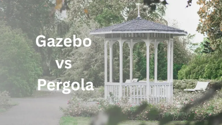 gazebo vs pergola